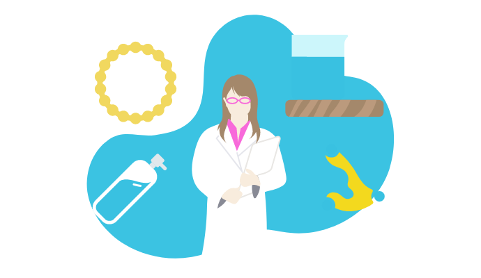 研究・分析を行う女性